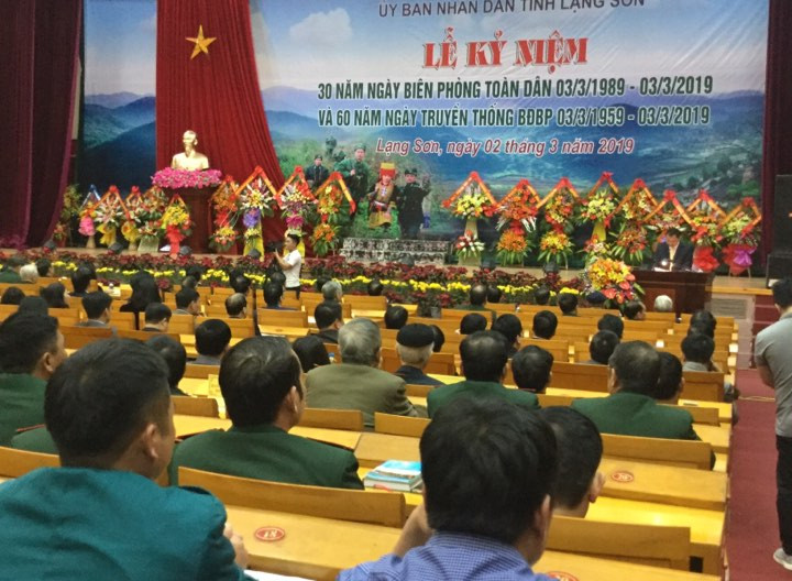 Quang cảnh Lễ kỷ niệm 60 năm BĐBP .Ảnh: Duy Chiến