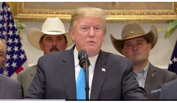 Tổng thống Mỹ Donald Trump công bố gói cứu trợ 16 tỷ USD cho nông dân Mỹ ngày 23/5.