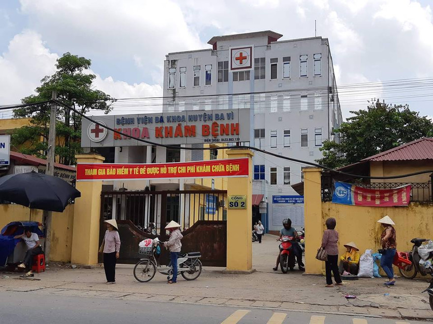 BV Đa khoa huyện Ba Vì. Ảnh minh hoạ: Internet