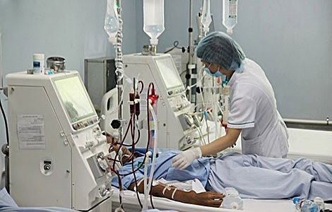 Tai biến khi chạy thận nhân tạo tại BV Đa khoa tỉnh Hòa Bình khiến 8 người chết. Ảnh minh họa: Internet