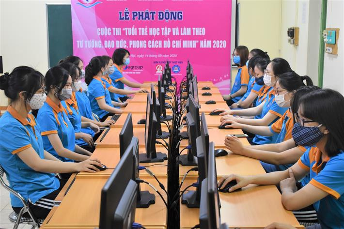 Những thí sinh đầu tiên tham gia vòng loại Cuộc thi “Tuổi trẻ học tập và làm theo tưởng, đạo đức, phong cách Hồ Chí Minh” năm 2020