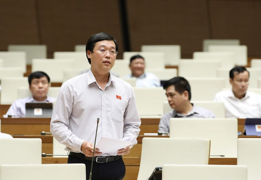 Anh Lê Quốc Phong, Bí thư Thứ nhất T.Ư Đoàn TNCS HCM. Ảnh Nhật Minh 