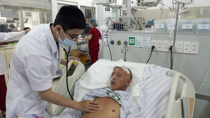 Bệnh nhân N.V.P. khi đã dần hồi phục