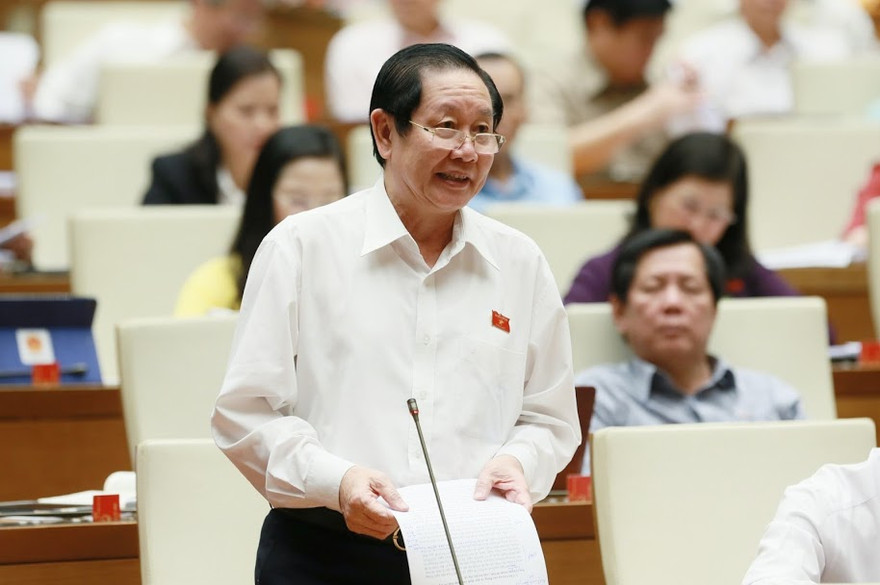 Bộ trưởng Nội vụ Lê Vĩnh Tân. Ảnh Như Ý