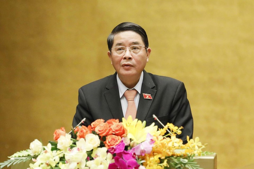 Chủ nhiệm Uỷ ban Tài chính Ngân sách Nguyễn Đức Hải. Ảnh Như Ý