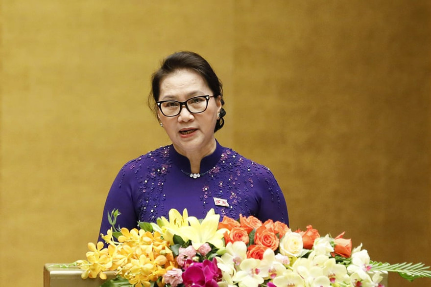 Chủ tịch Quốc hội Nguyễn Thị Kim Ngân. Ảnh Như Ý