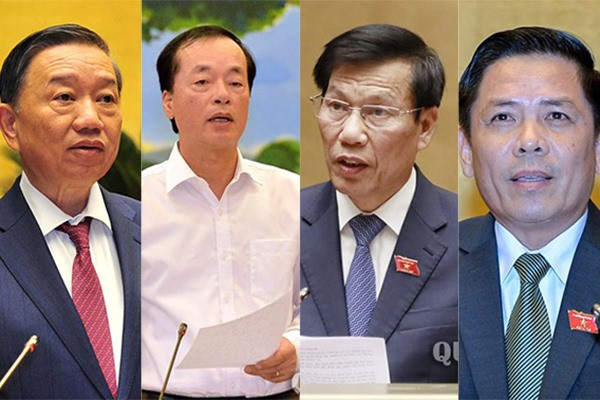 4 Bộ trưởng trong danh sách chất vấn kỳ họp thứ 7