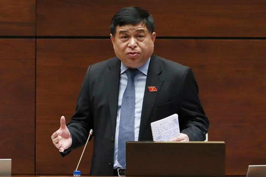 Bộ trưởng Bộ KH&ĐT Nguyễn Chí Dũng. Ảnh Như Ý