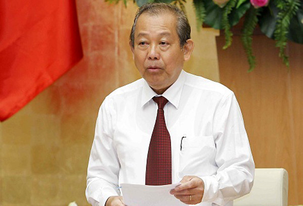 Phó Thủ tướng thường trực Trương Hòa Bình