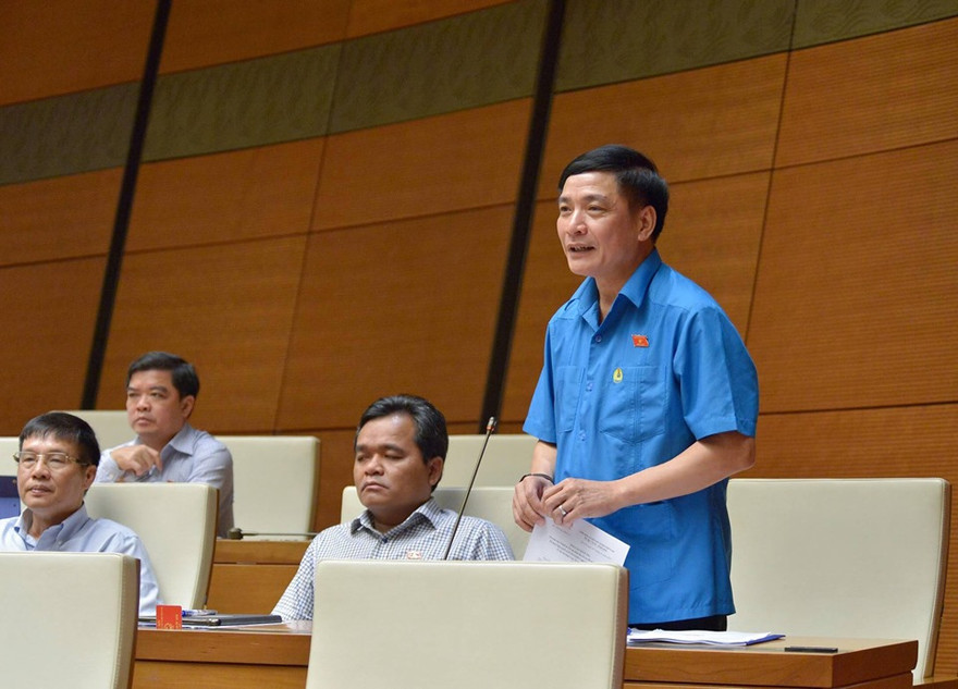 Chủ tịch Tổng Liên đoàn lao động Việt Nam Bùi Văn Cường. Ảnh Như Ý