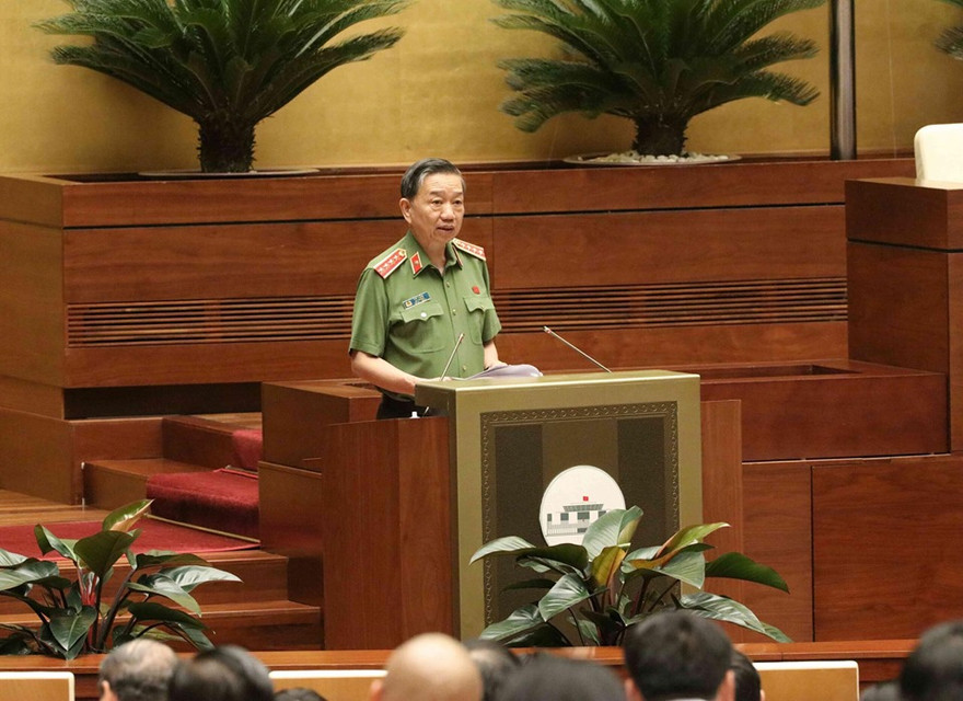 Bộ trưởng Công an Tô Lâm. Ảnh Như Ý