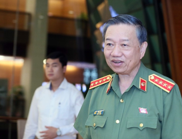 Bộ trưởng Công an Tô Lâm. Ảnh Như Ý