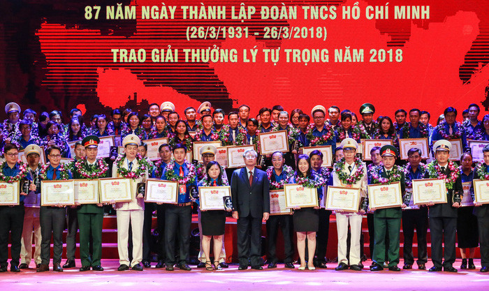 Lễ trao giải thưởng Lý Tự Trọng năm 2019