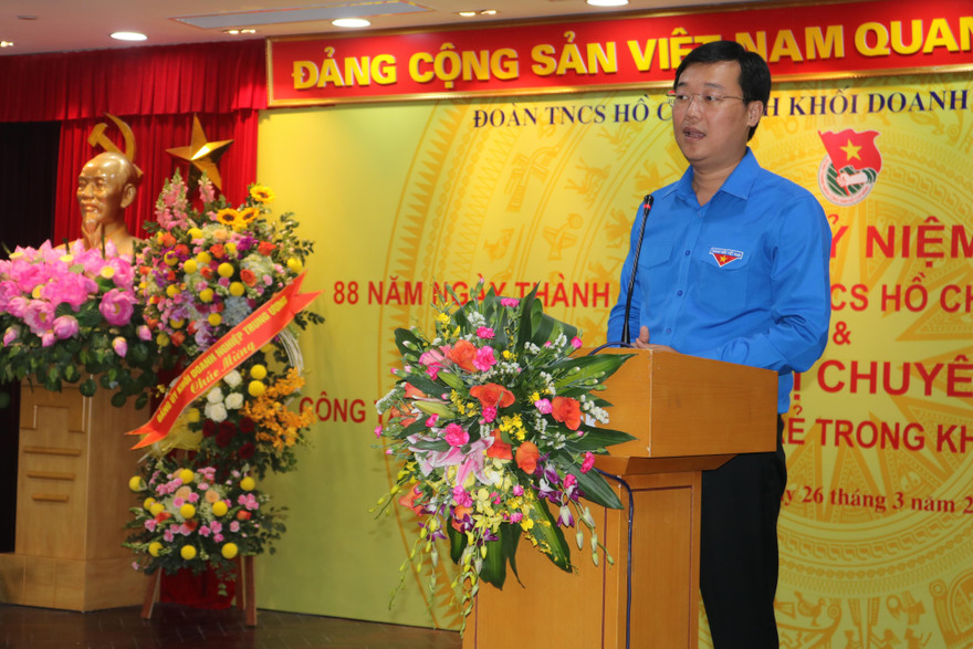 Bí thư thứ nhất T.Ư Đoàn Lê Quốc Phong cho rằng trong công tác phát triển đảng viên trẻ cần chú trọng chất lượng, số lượng đi cùng với chất lượng.