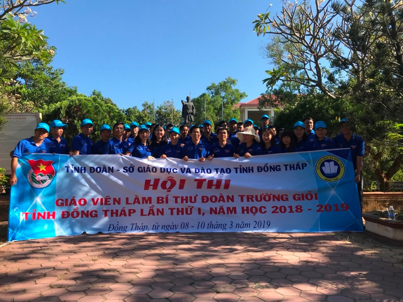  Hội thi giáo viên làm Bí thư Đoàn trường giỏi tỉnh Đồng Tháp lần thứ I, năm học 2018 – 2019