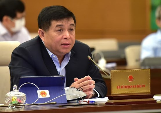 Bộ trưởng KH&ĐT Nguyễn Chí Dũng tại phiên họp Uỷ ban Thường vụ Quốc hội sáng 23/5