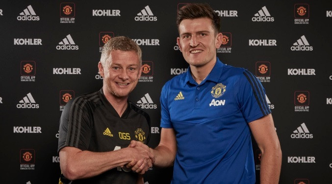 HLV Solskjaer và tân binh Maguire