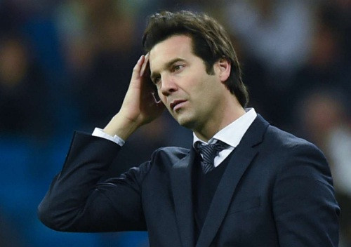 HLV Santiago Solari của Real Madrid.