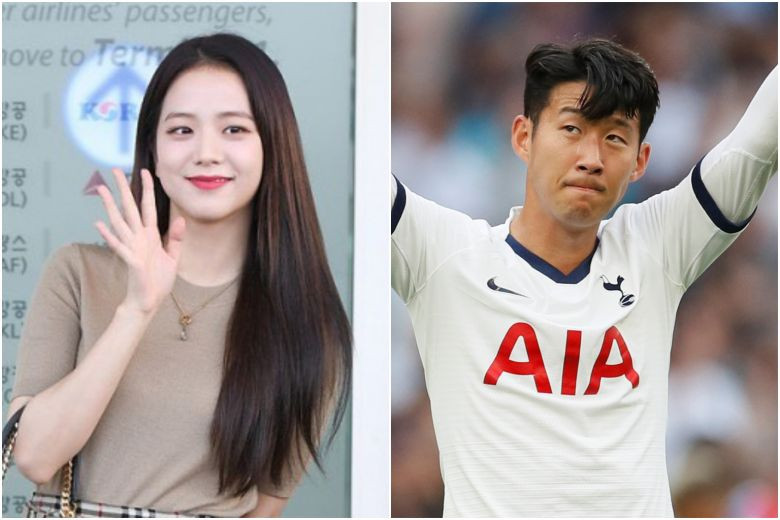 Son Heung-min và Kim Ji-soo bị đồn cặp kè với nhau.