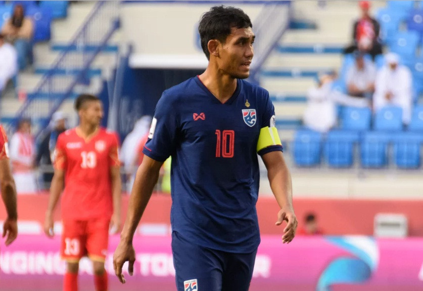 Teerasil Dangda trở lại đội tuyển Thái Lan.