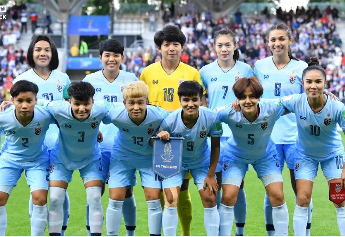 Đội tuyển nữ Thái Lan vừa trải qua thất bại kinh hoàng.