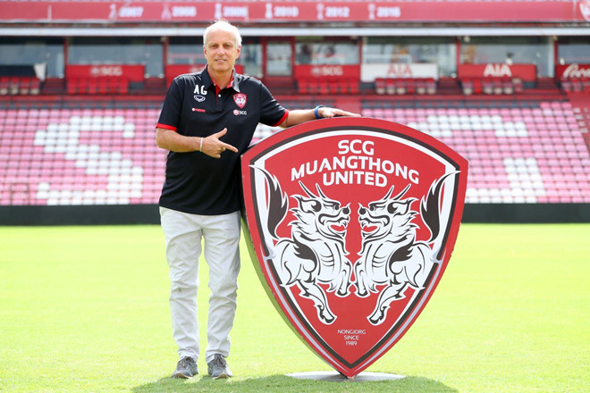 HLV Alexandre Gama chính thức dẫn dắt Muangthong United.