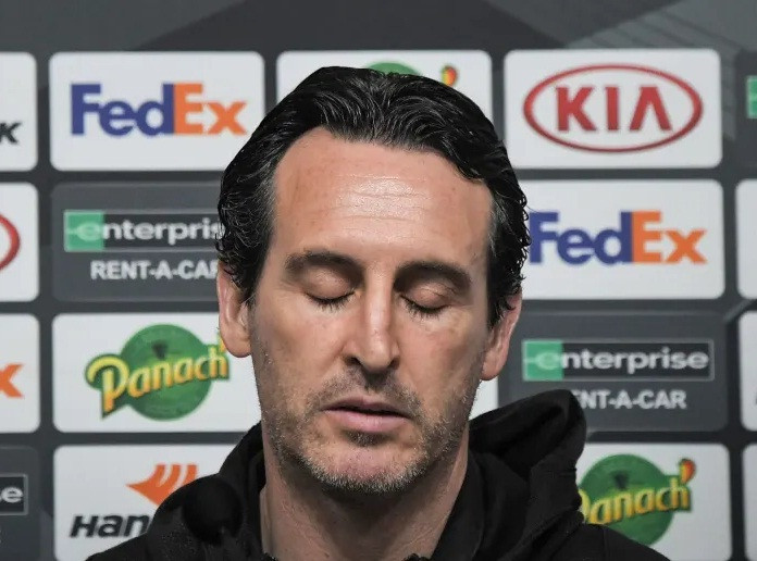 HLV Unai Emery của Arsenal.