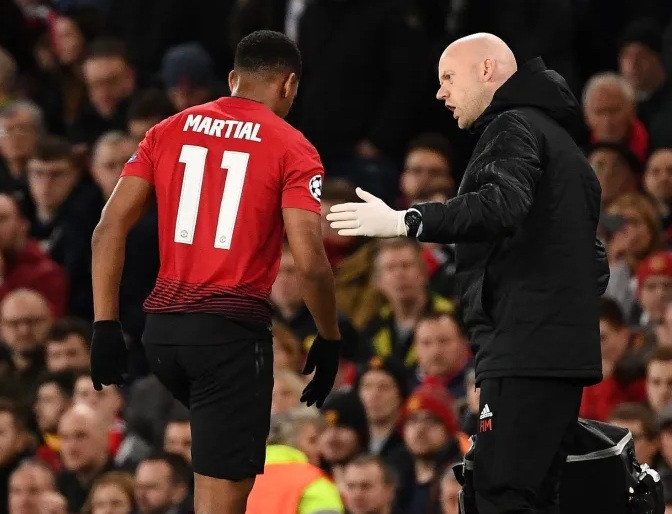 Anthony Martial không thể dự cuộc tái đấu giữa M.U và PSG.
