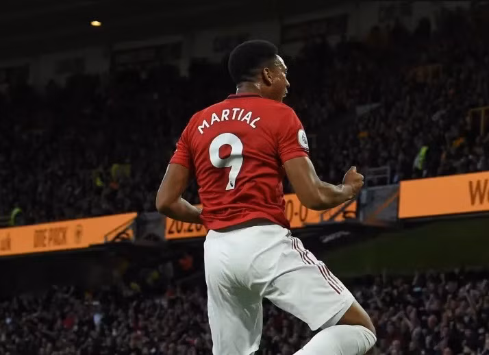 Anthony Martial đang có phong độ cao trong màu áo M.U.