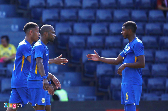 ĐT Curacao dễ dàng giành vé vào chung kết King's Cup 2019. Ảnh: Zing.