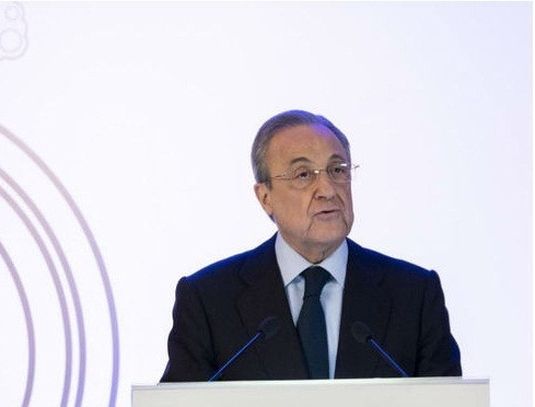 Chủ tịch Florentino Perez của Real Madrid.