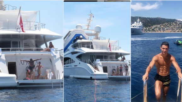 Cristiano Ronaldo hào phóng trong chuyến nghỉ mát ở Địa Trung Hải.