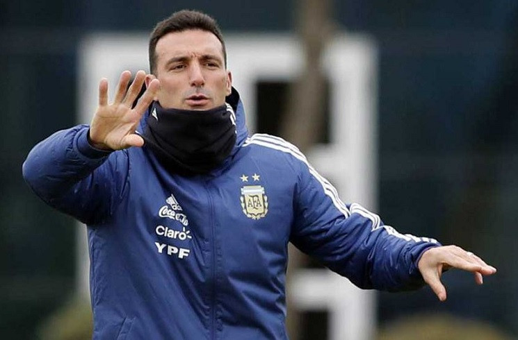 HLV Lionel Scaloni của đội tuyển Argentina.