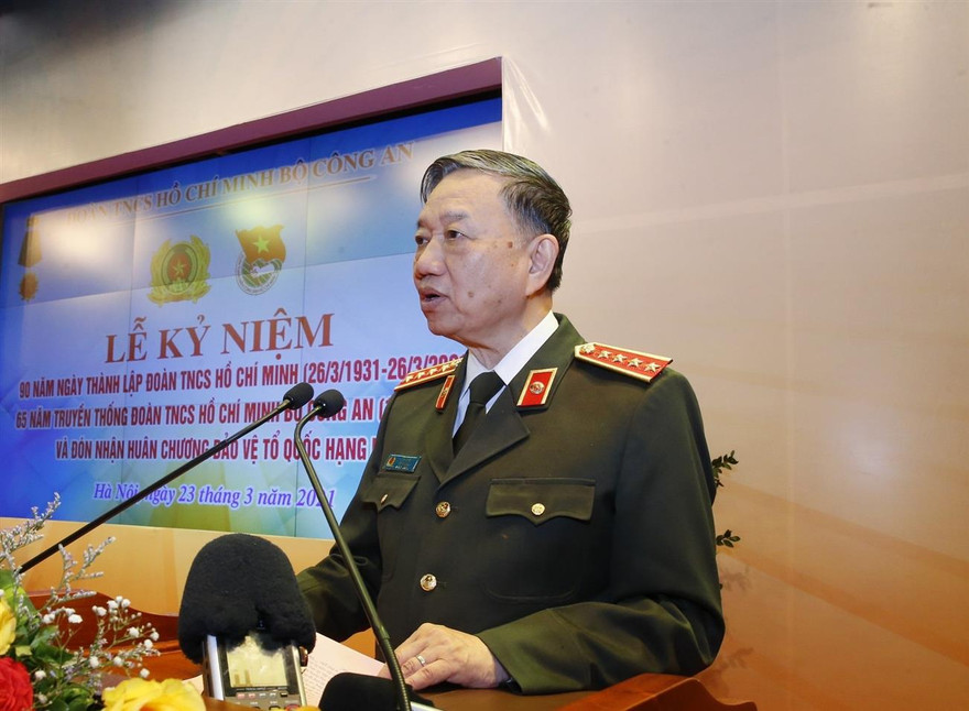 Đại tướng Tô Lâm "Công tác Đoàn và phong trào thanh niên trong CAND cần tiếp tục đổi mới, phát huy cao độ vai trò xung kích của thanh niên trong công tác, chiến đấu, và xây dựng lực lượng" 