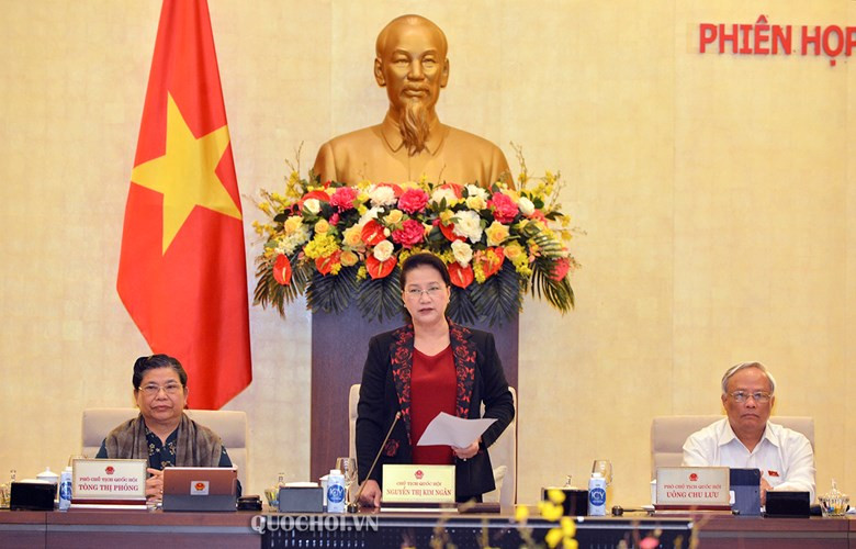 Phiên họp thứ 51 Ủy ban Thường vụ Quốc hội diễn ra từ ngày 9-11/12. Ảnh QH