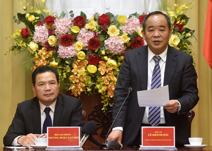 Văn phòng Chủ tịch nước họp báo công bố Lệnh của Chủ tịch nước công bố Pháp Lệnh ưu đãi người có công với cách mạng