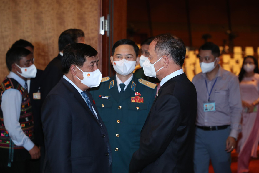 Các đại biểu Quốc hội tham dự kỳ họp ngày 20/7. Ảnh Như Ý