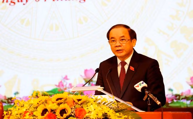 Ông Tạ Văn Long, Chủ tịch HĐND tỉnh Yên Bái nhiệm kỳ 2021-2026. Ảnh: Báo Yên Bái 