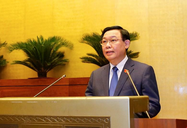 Chủ tịch Quốc hội Vương Đình Huệ. Ảnh QH