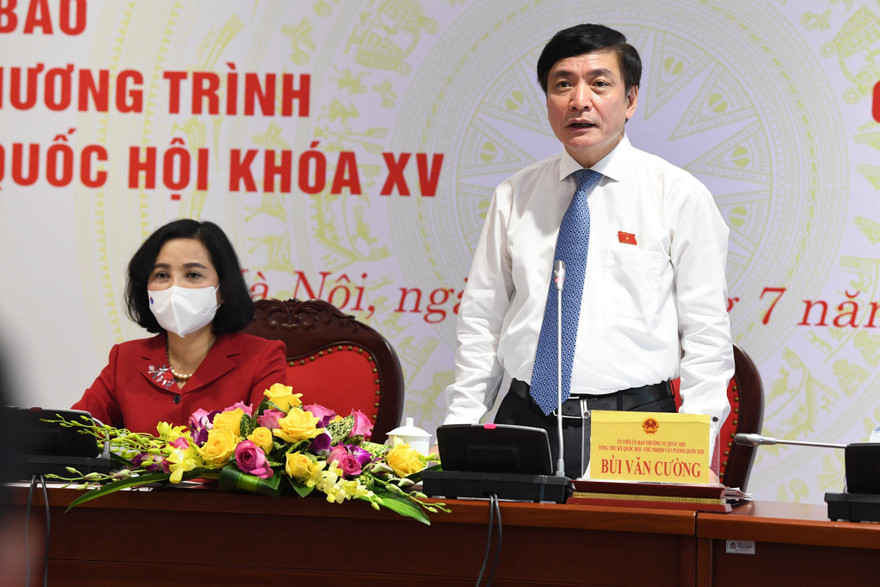 Tổng thư ký Quốc hội Bùi Văn Cường. Ảnh Như Ý