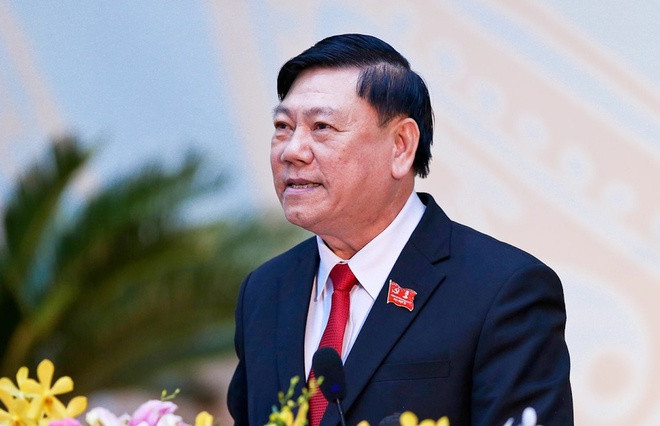 Ông Trần Văn Rón, Ủy viên Ban Chấp hành Trung ương Đảng khóa XIII, Bí thư Tỉnh ủy, Trưởng đoàn ĐBQH khóa XIV tỉnh Vĩnh Long. Ảnh IT