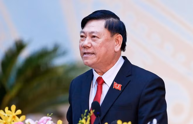 Ông Trần Văn Rón, Ủy viên Ban Chấp hành Trung ương Đảng khóa XIII, Bí thư Tỉnh ủy, Trưởng đoàn ĐBQH khóa XIV tỉnh Vĩnh Long. Ảnh IT