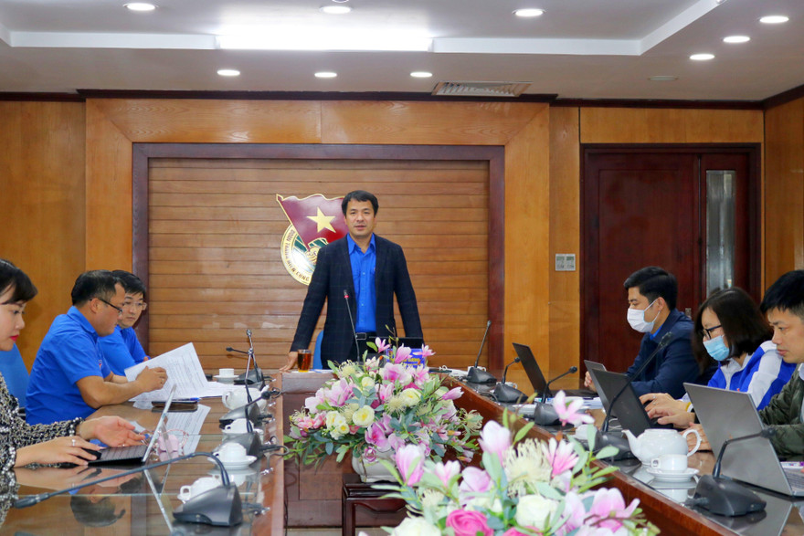 Bí thư T.Ư Đoàn Ngô Văn Cương chủ trì hội nghị giao ban trực tuyến công tác Đoàn và phong trào thanh thiếu nhi cụm miền núi Đông Bắc Bộ năm 2021.