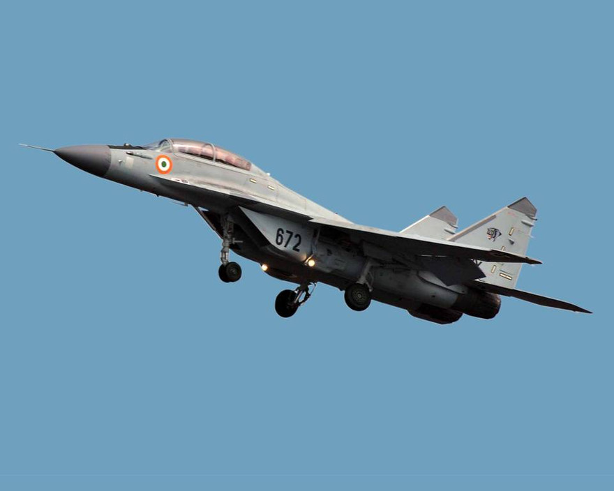 Tiêm kích Mig-29K tối tân của hải quân Ấn Độ.