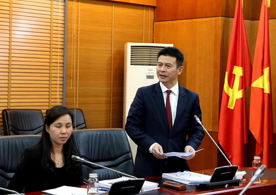 Lãnh đạo tỉnh Vĩnh Phúc thông tin tại hội nghị