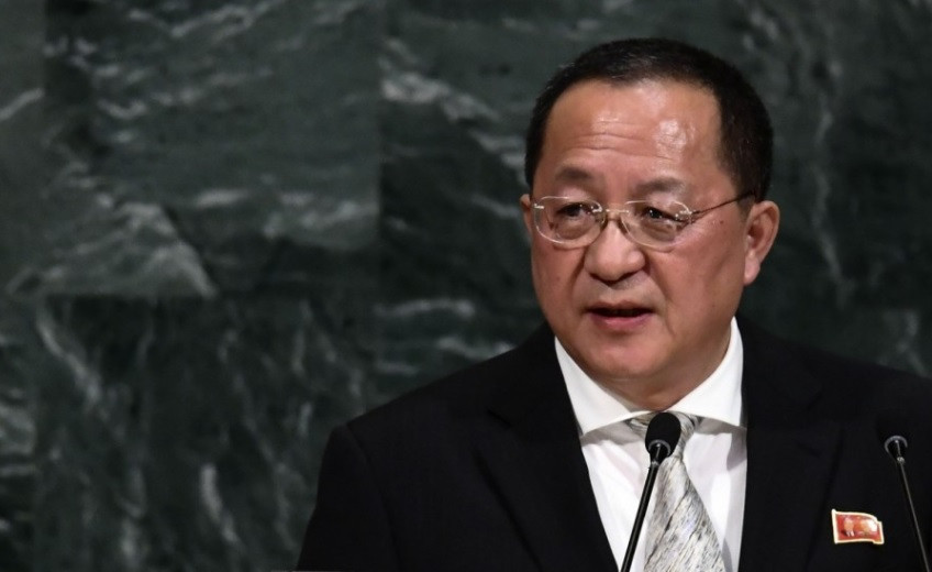 Bộ trưởng Ngoại giao Triều Tiên dọa sẽ tấn công phủ đầu nước Mỹ tại cuộc họp ở LHQ ngày 23/9. Ảnh: RT