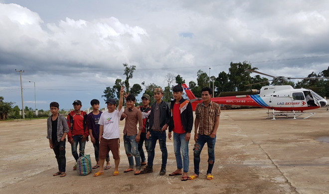 Toàn bộ 26 công nhân của Hoàng Anh Gia Lai đã được trực thăng giải cứu.