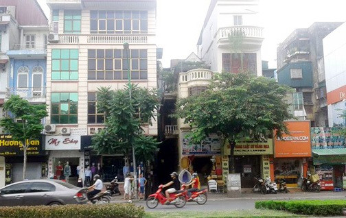 Theo thiết kế, nhiều nhà mặt đường này sẽ được giải toả để làm giếng thông gió