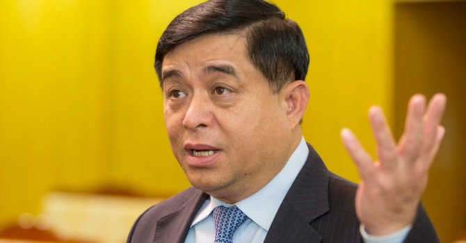 Bộ trưởng Bộ KH&ĐT Nguyễn Chí Dũng. Ảnh IT