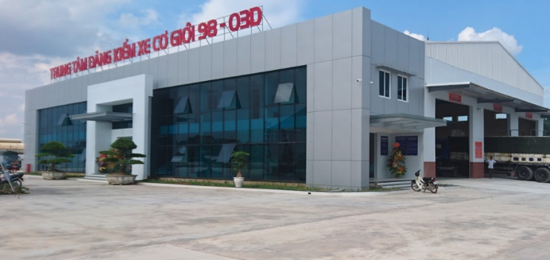 Trung tâm đăng kiểm xe cơ giới 98-03D Bắc Giang. Ảnh: Cục Đăng kiểm.